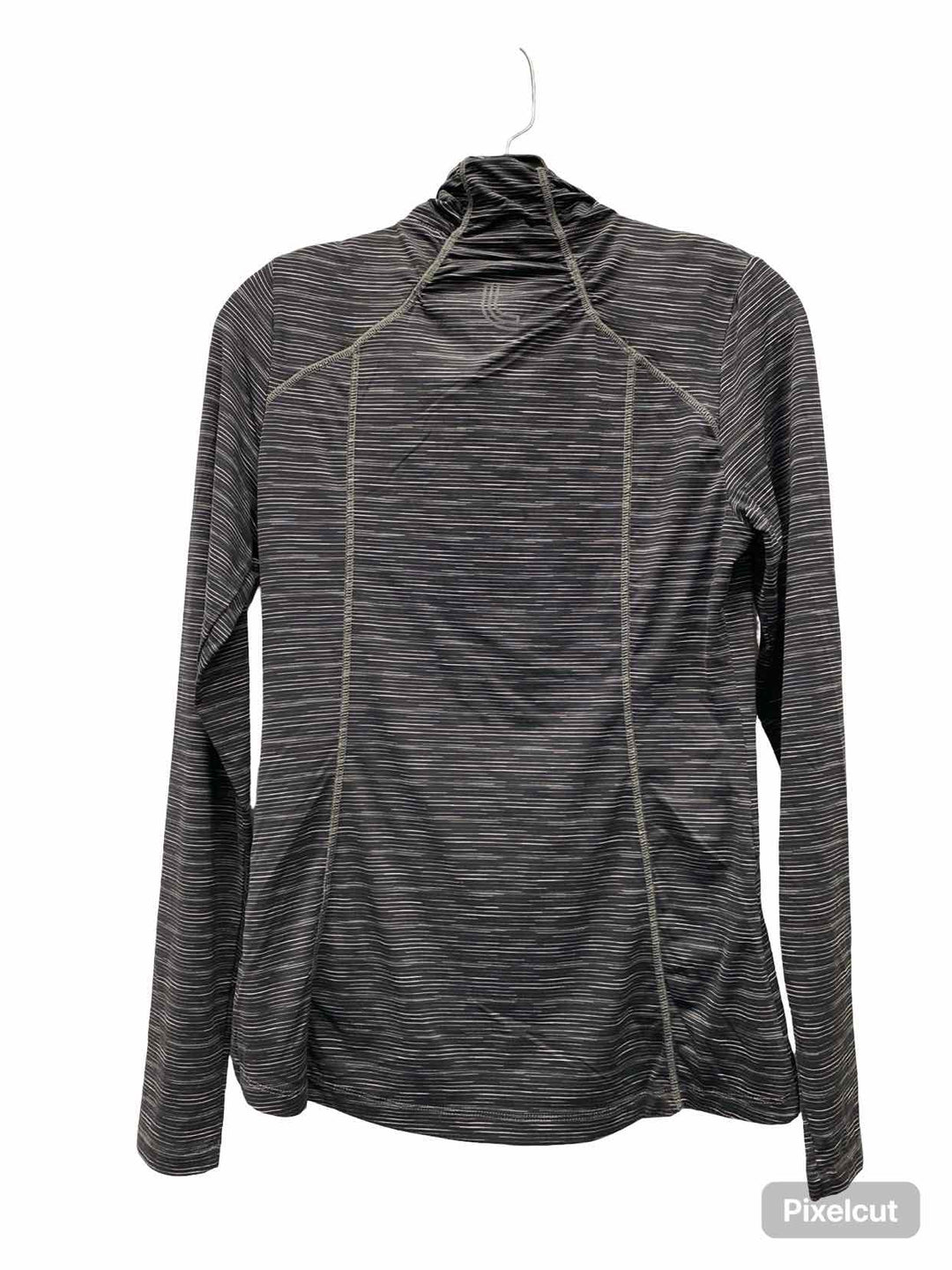lole Size S Gray Stripe Athletic Jacket