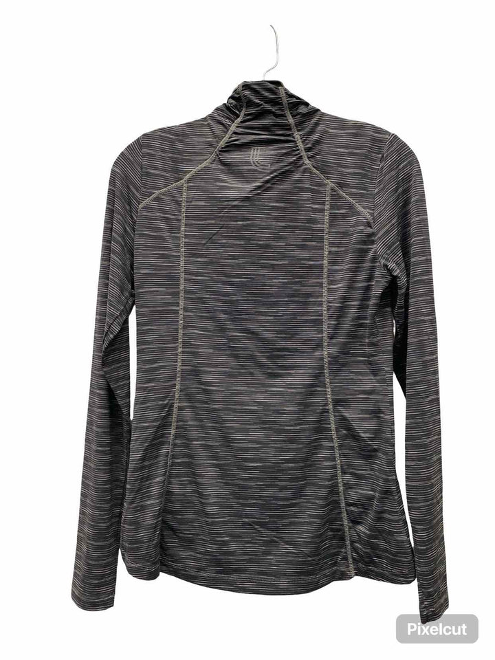 lole Size S Gray Stripe Athletic Jacket