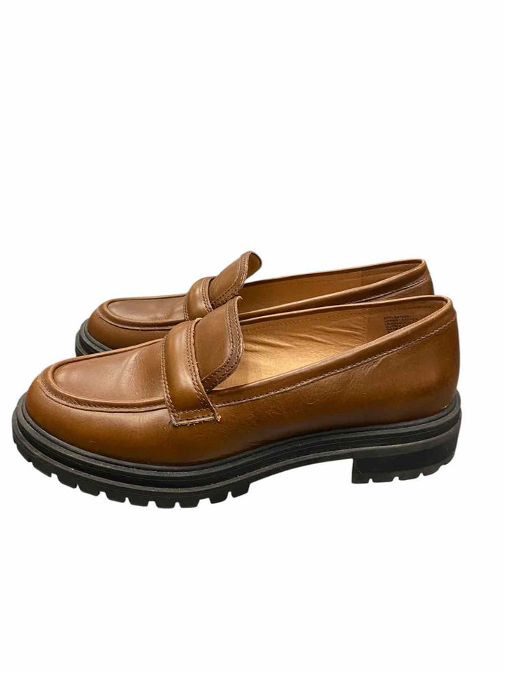 Madewell Shoe Size 8.5 Brown Leather Loafers
