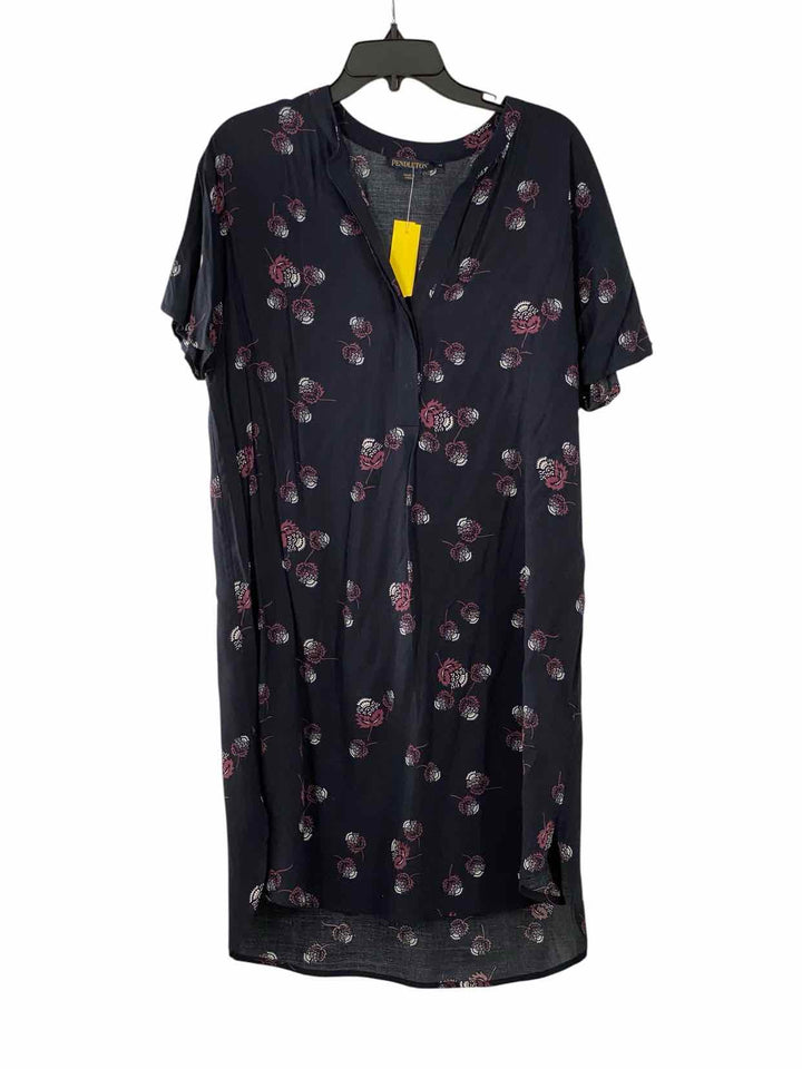 Pendleton Size M Black Floral Dress