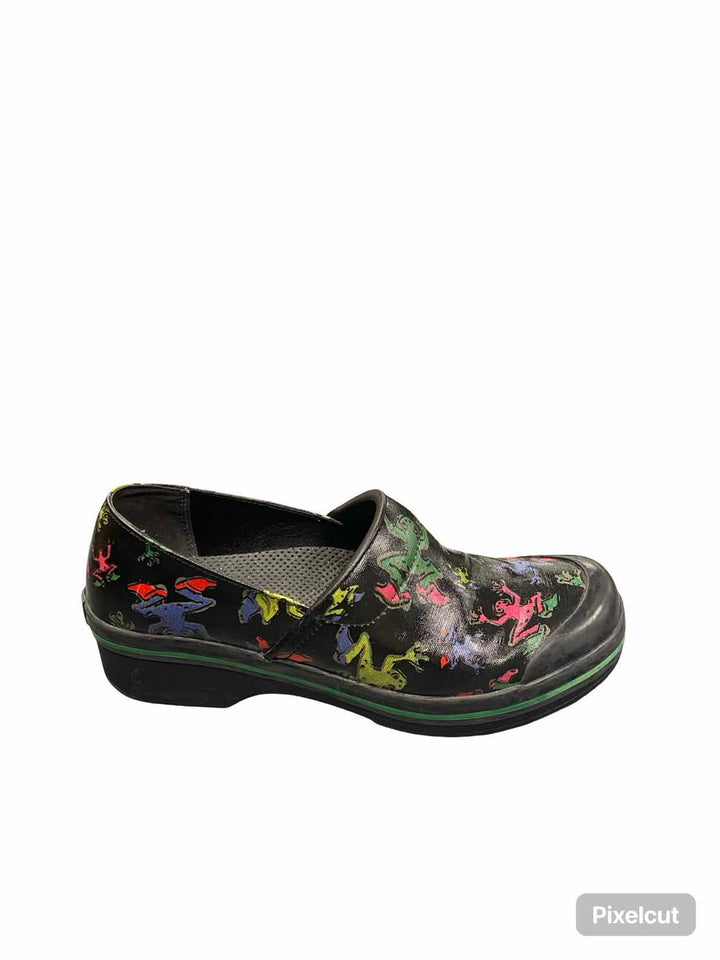 Dansko Shoe Size 41 Black Multi Clogs