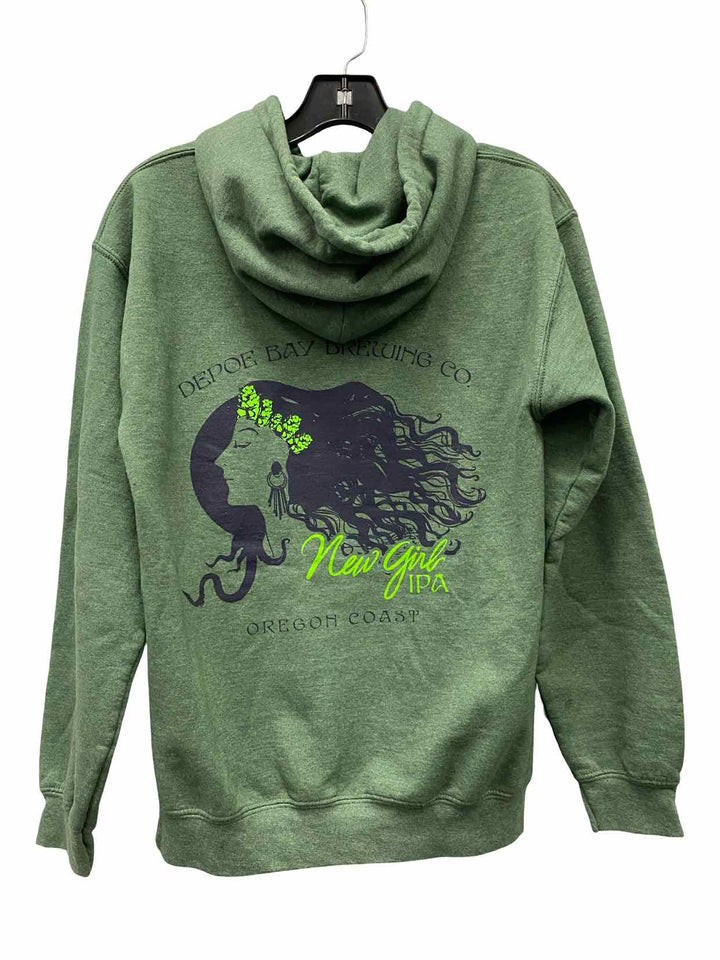 Depoe Bay Brewing Co. Size S Green Sweatshirt