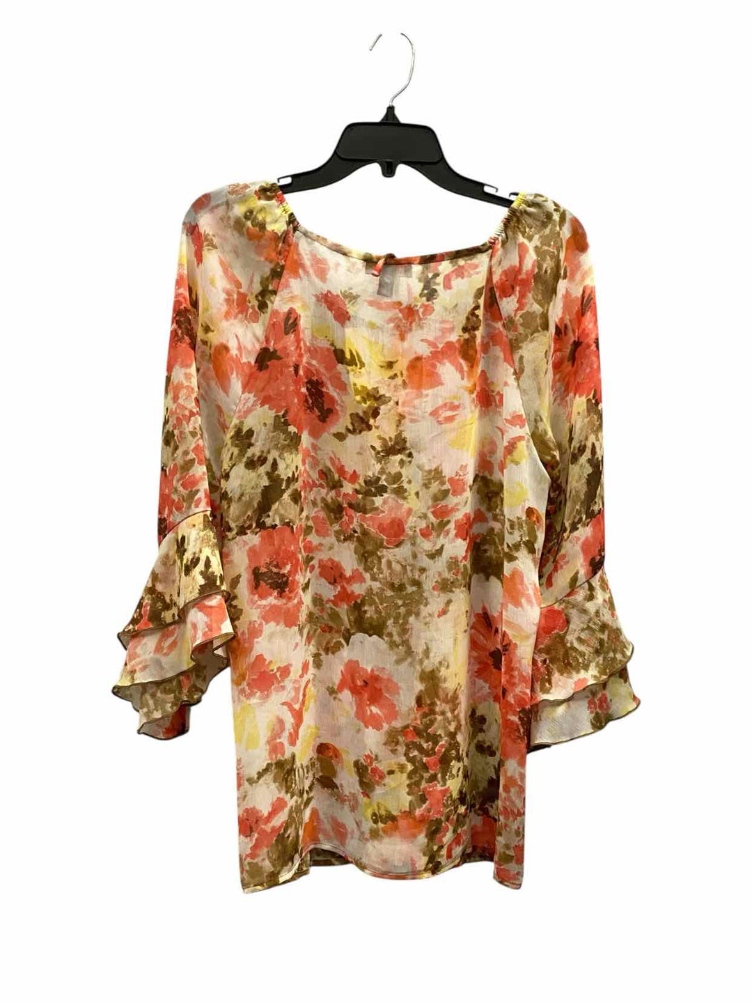 ALYX Size XL Pink Yellow Floral Long Sleeve Shirts
