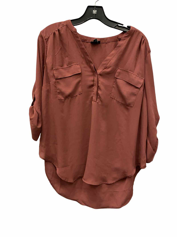 Torrid Size 00 terra cotta Long Sleeve Shirts