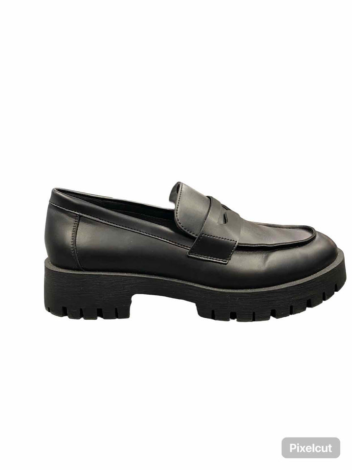 Steve Madden Shoe Size 8 Black Lug Loafers