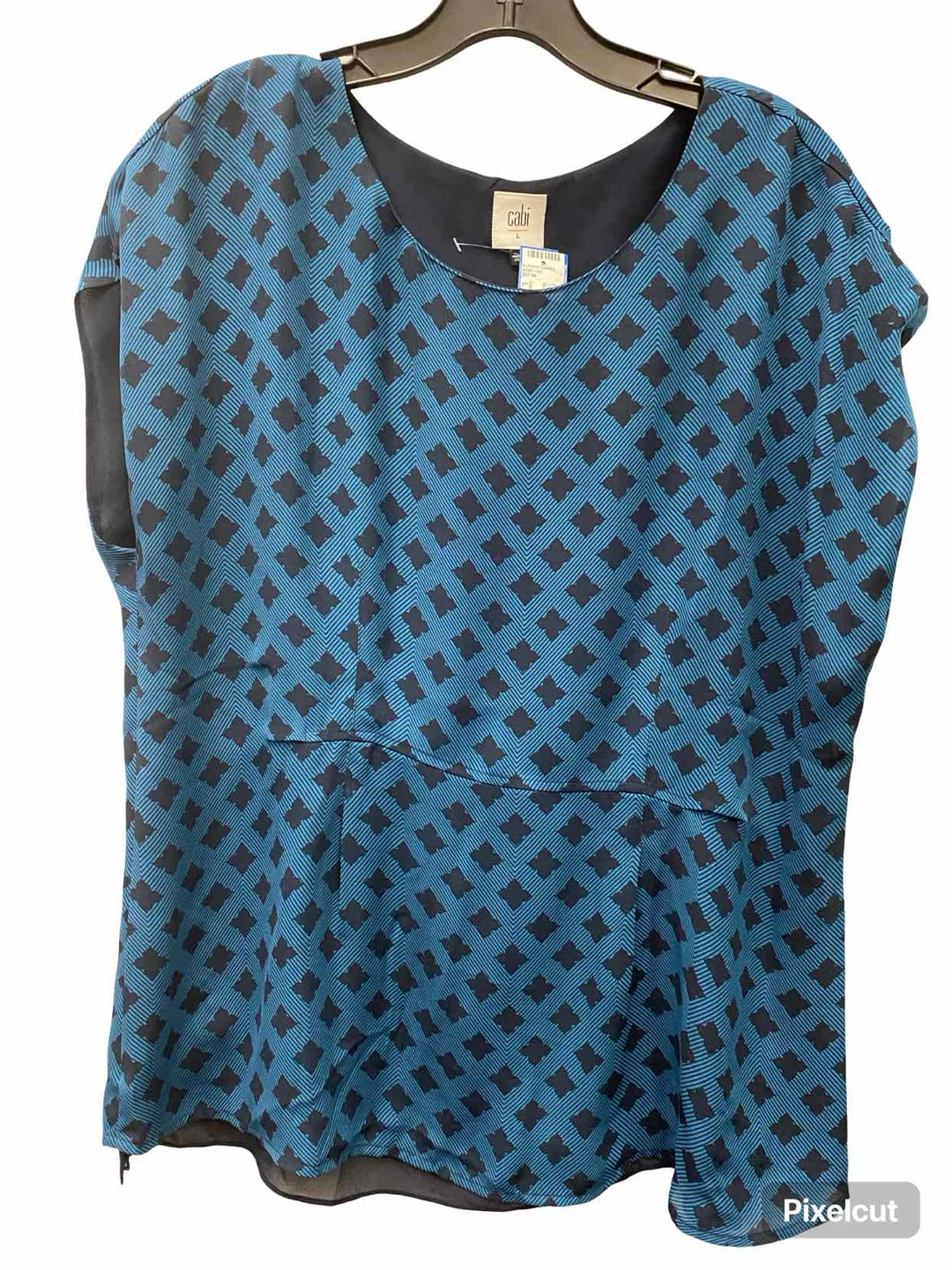 Cabi Size L Blue Print Tank Top