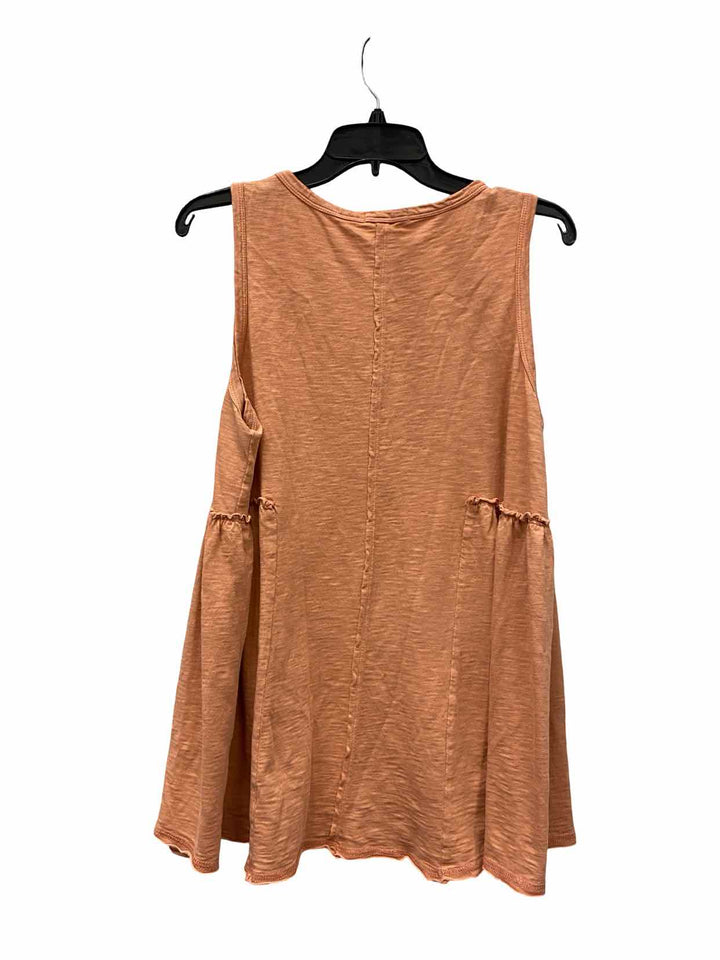 LUSH Size S Salmon 100% cotton Tank Top