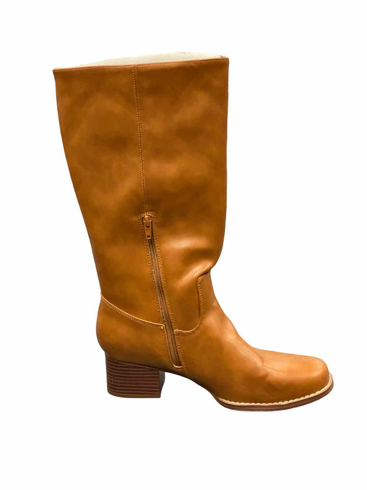 American Eagle Shoe Size 11 Tank Tan Stovepipe Boots(knee)