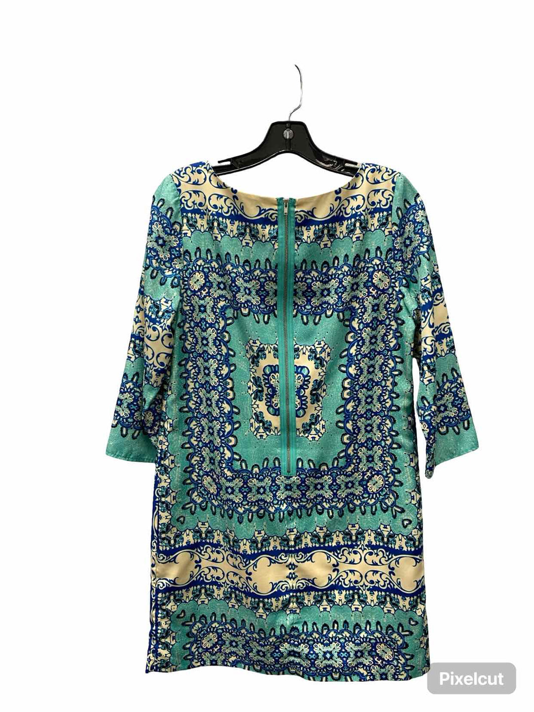 The Limited Size S Blue Cream Dress
