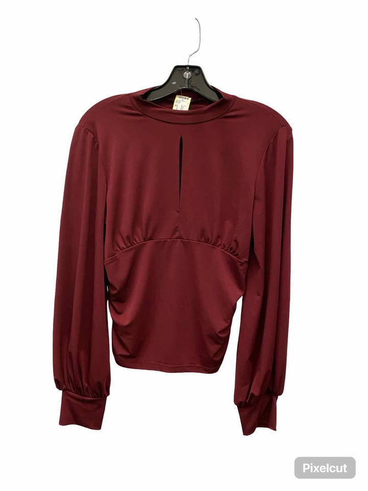 Love Tree Size M Marroon Long Sleeve Shirts