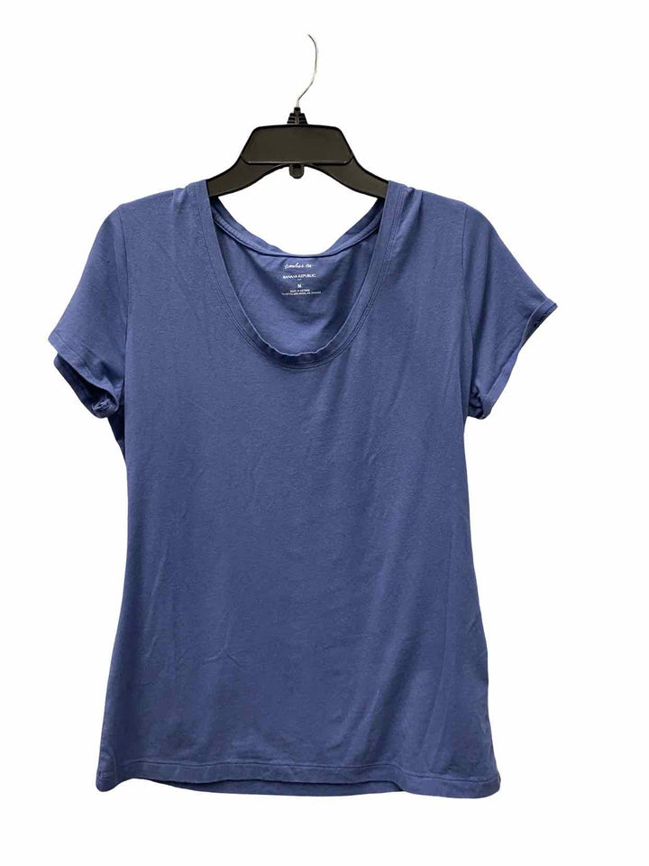 Banana Republic Size M Blue Short Sleeve Shirts