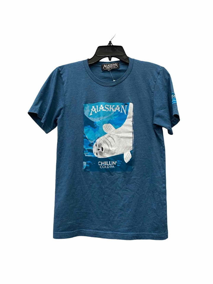 Alaskan Brewing Co. Size XS Blue T-shirt