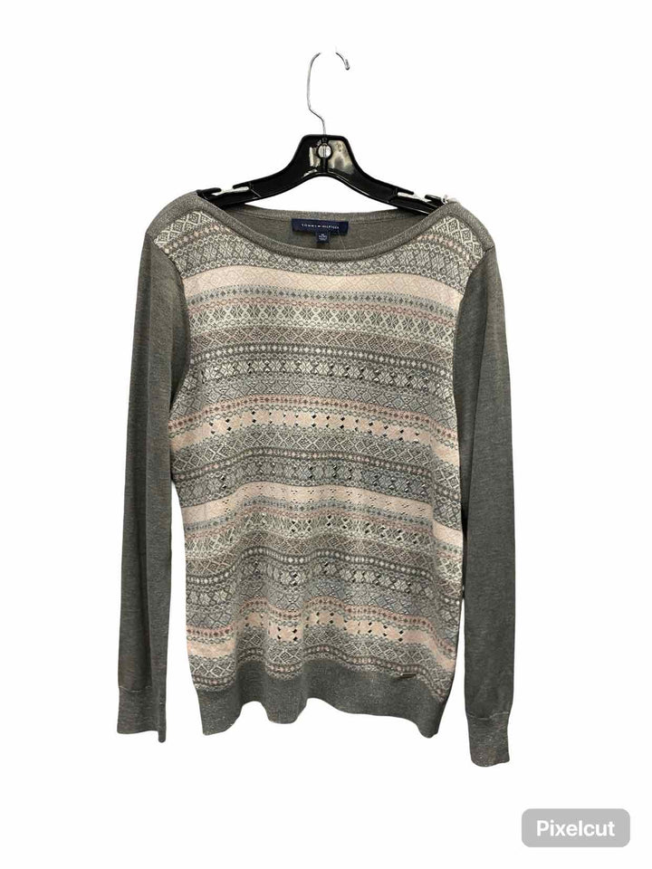 Tommy Hilfiger Size XL Gray Sweater