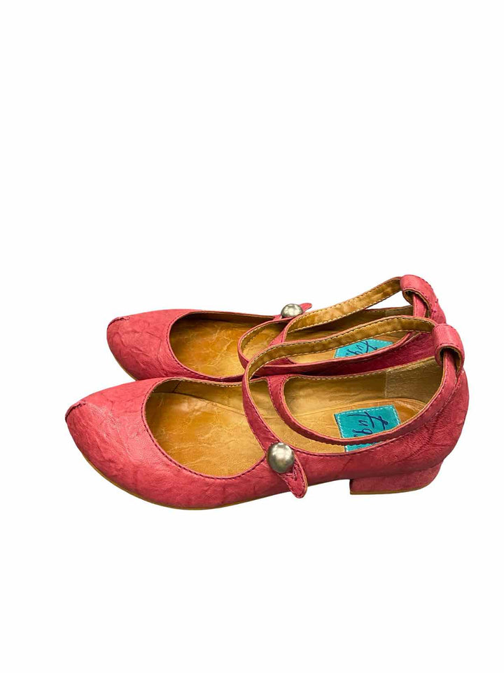 Fugu Malibu Shoe Size 7.5 Pink Leather Flats
