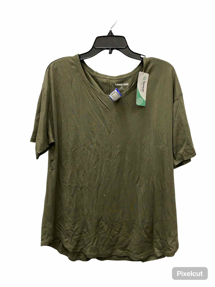 Land's End Size XL Green T-shirt