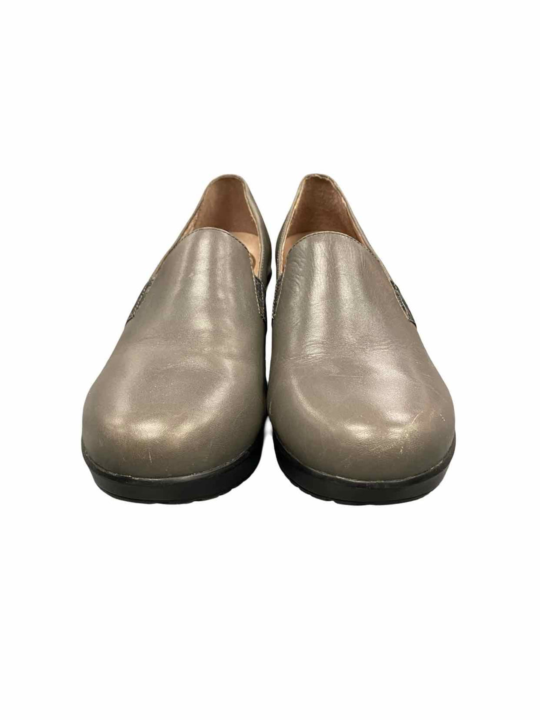Dansko Shoe Size 41 Gray Leather Loafers