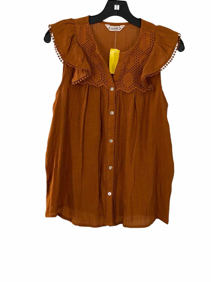 Nanette Lepore Size M Brown Tank Top