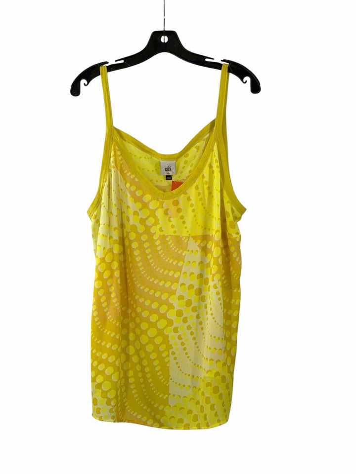 Cabi Size XL Yellow Polyester Tank Top