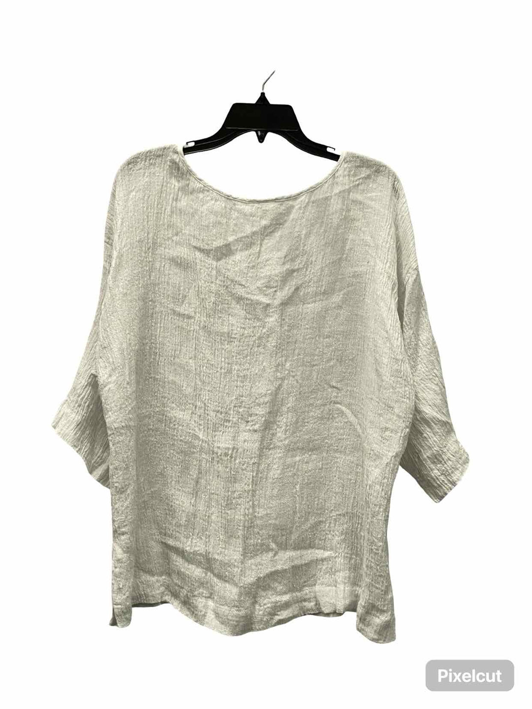 Pure Jill Size XL White 100% Linen Long Sleeve Shirts