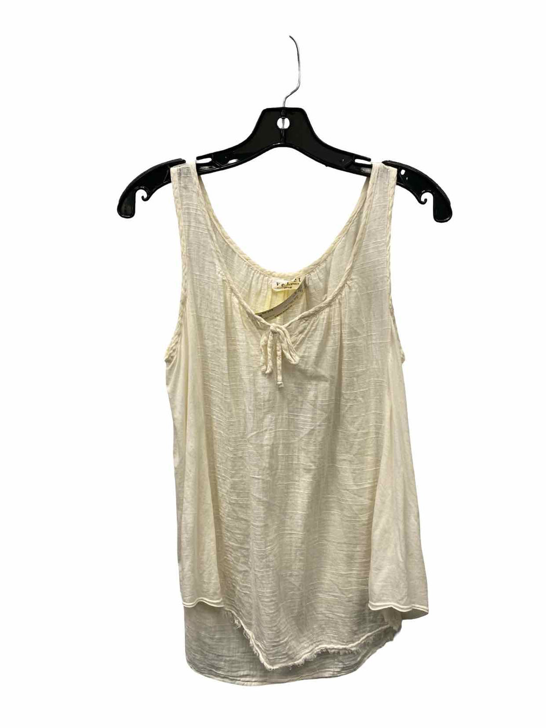 Velvet Size S White 100% cotton Tank Top