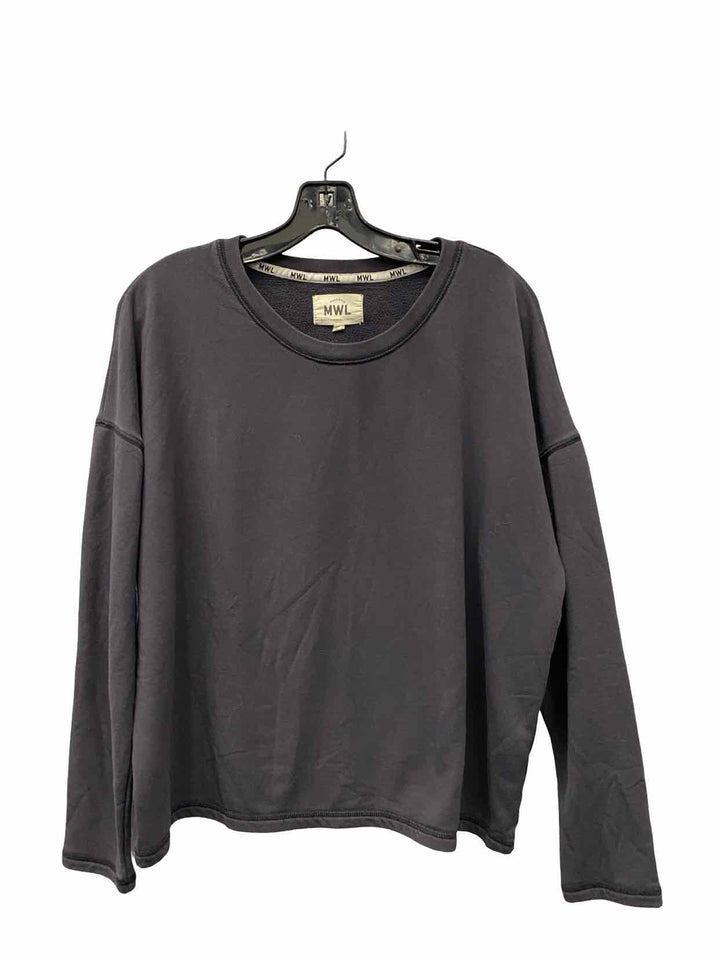 MadeWell Size S Grey Long Sleeve Shirts