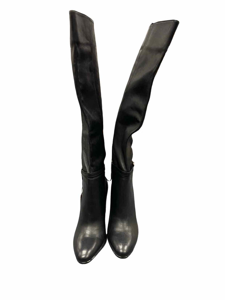 Zara Shoe Size 7.5 Black Leather NWT Boots(knee)