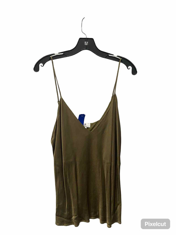 Socialite Size XL Olive Tank Top