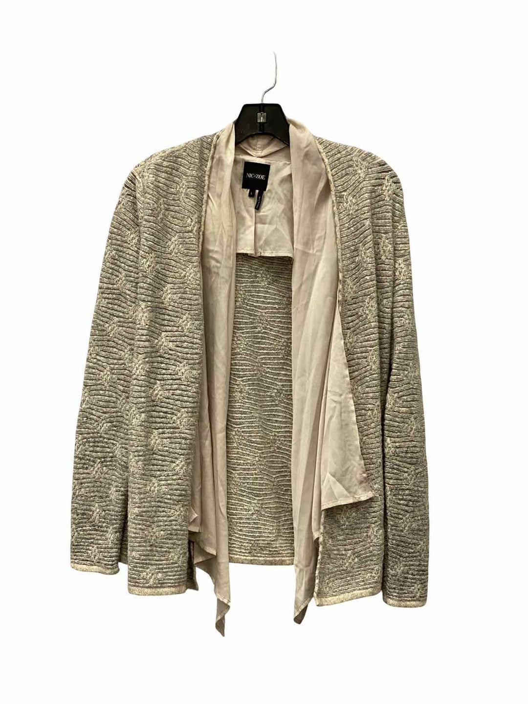 Nic + Zoe Size L Gray NWT Sweater
