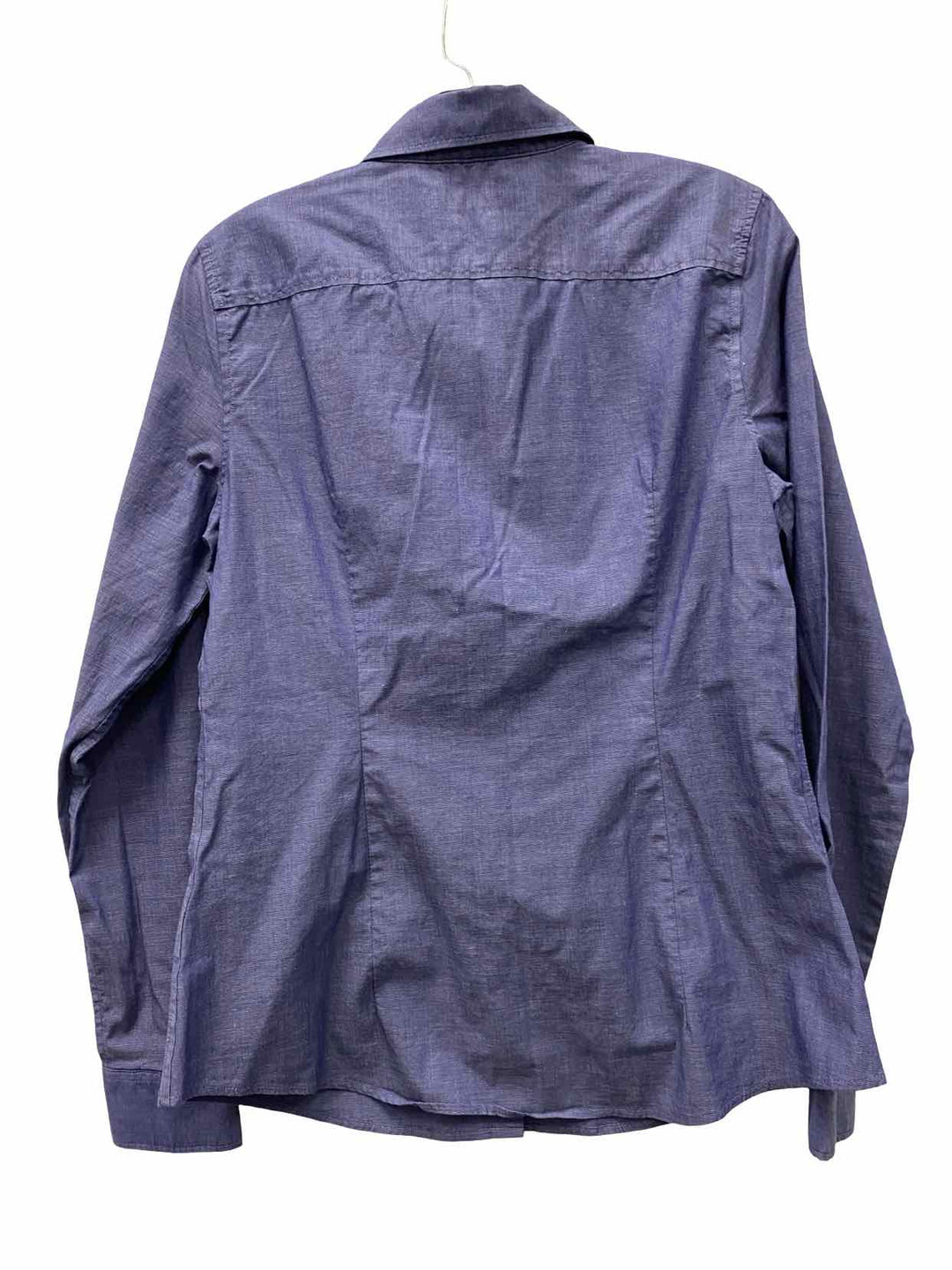 Banana Republic Size 10 Blue 97% Cotton Fitted Long Sleeve Shirts