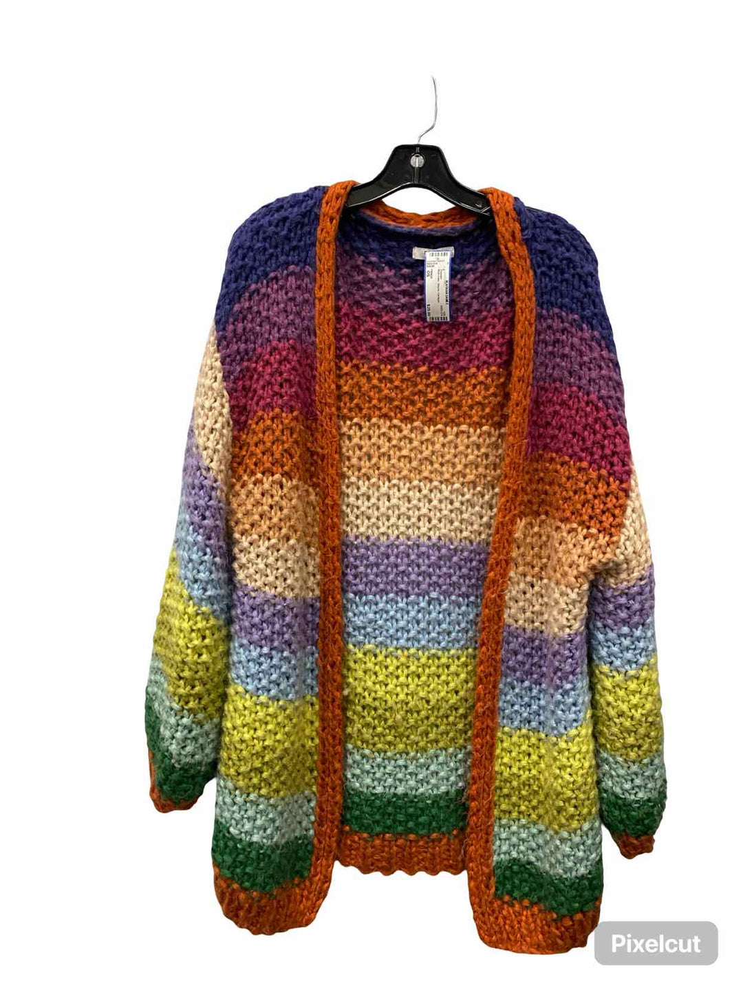 FRNCH Size OS Multi-Color Striped Sweater