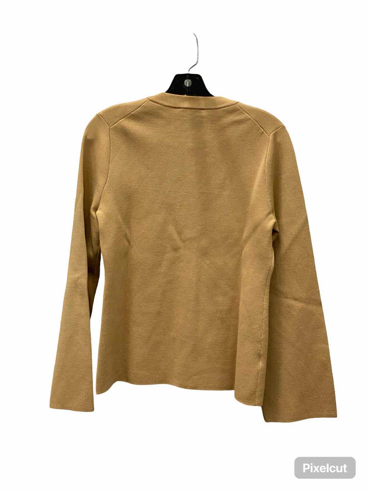 Ann Taylor Size S Beige Gold Cardigan Sweater