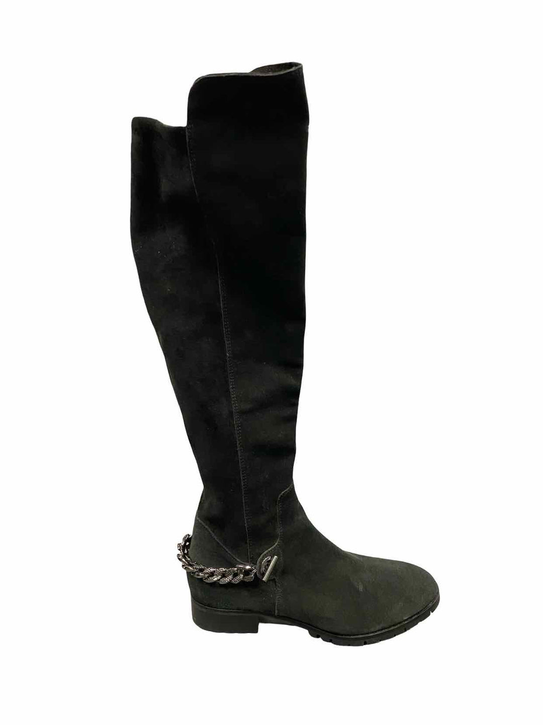 Karl Lagerfeld Shoe Size 7 Black Suede Boots(knee)