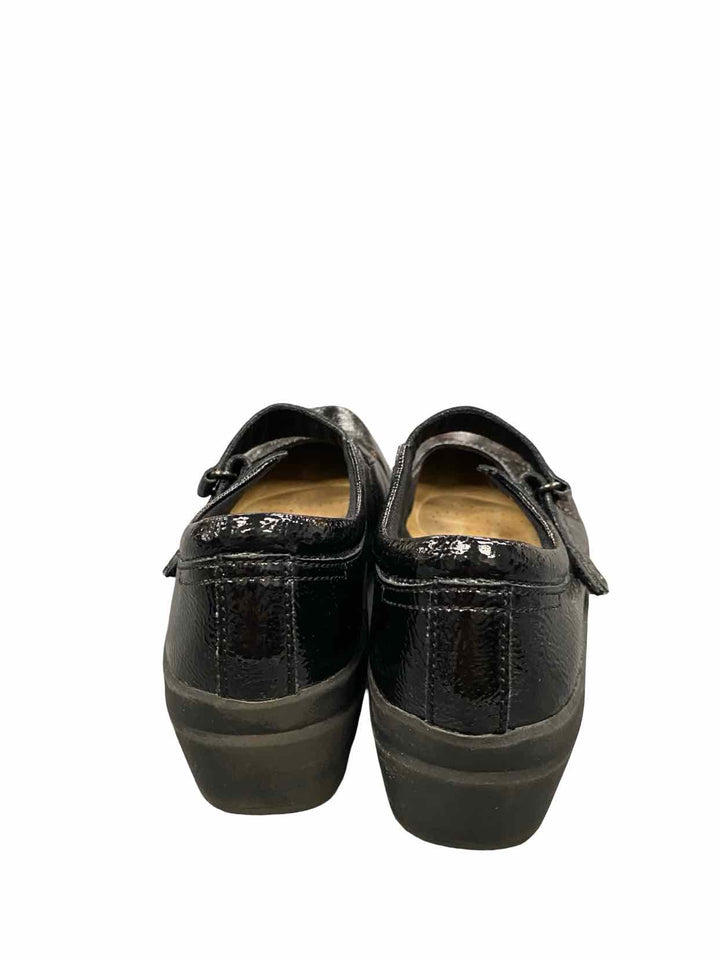 Clarks Shoe Size 8 Black Manmade Talene Ave Mary Janes Loafers