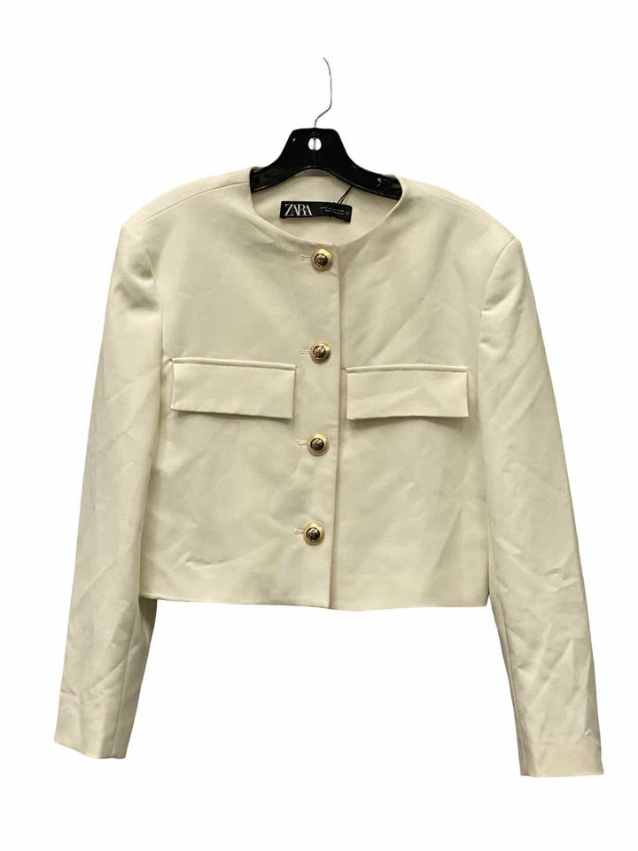 ZARA Size XS White Blazer