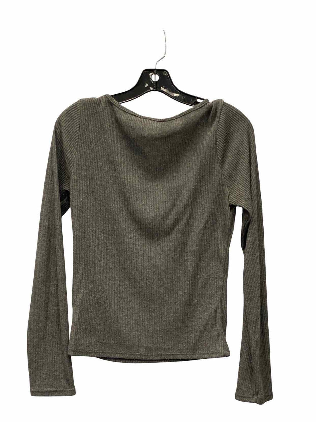 LUSH Size XL Gray Long Sleeve Shirts