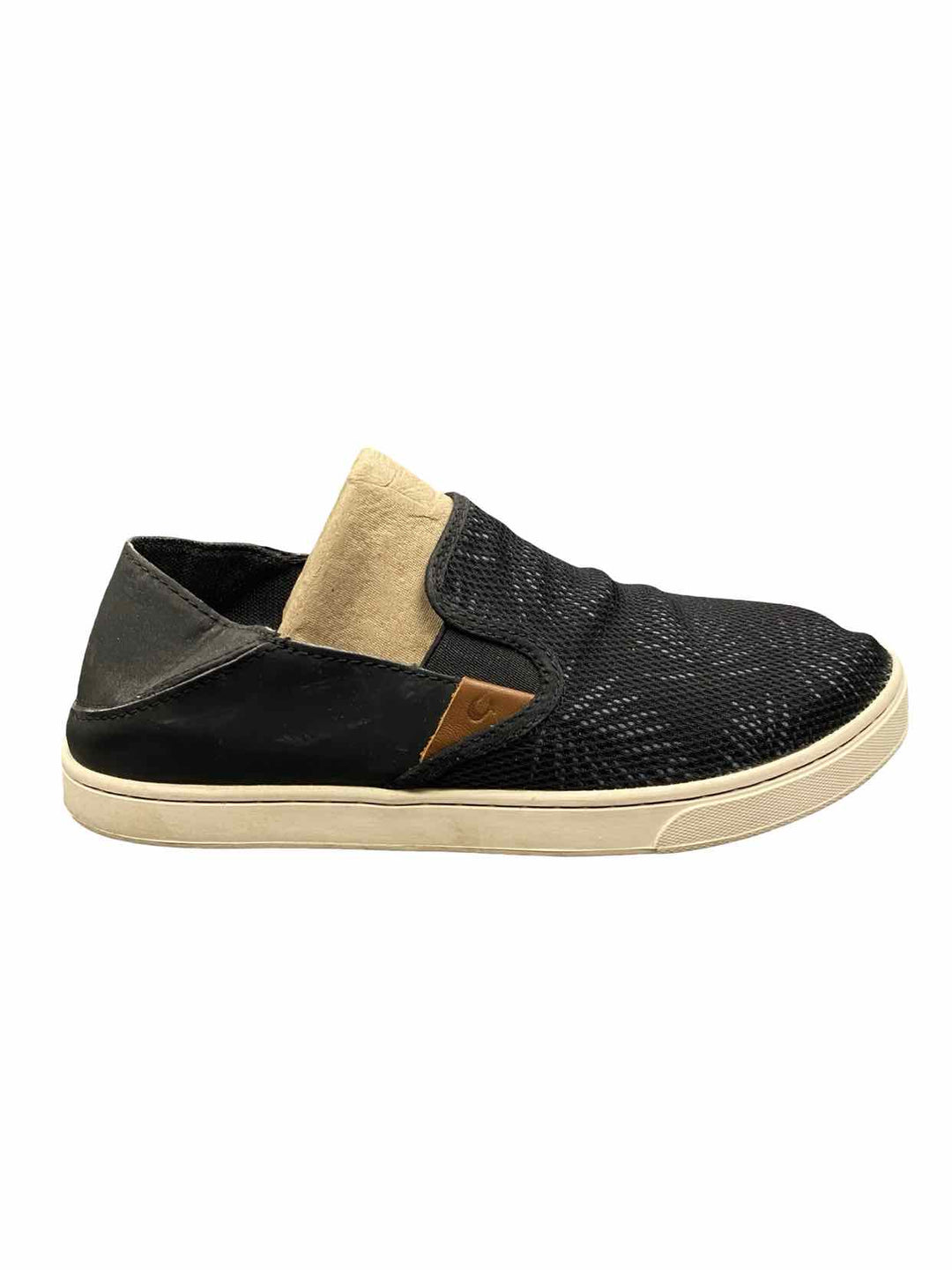 OluKai Shoe Size 8.5 Black Blue Sneakers