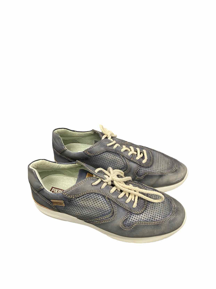 Pikolinos Shoe Size 37 Grey Leather Sneakers