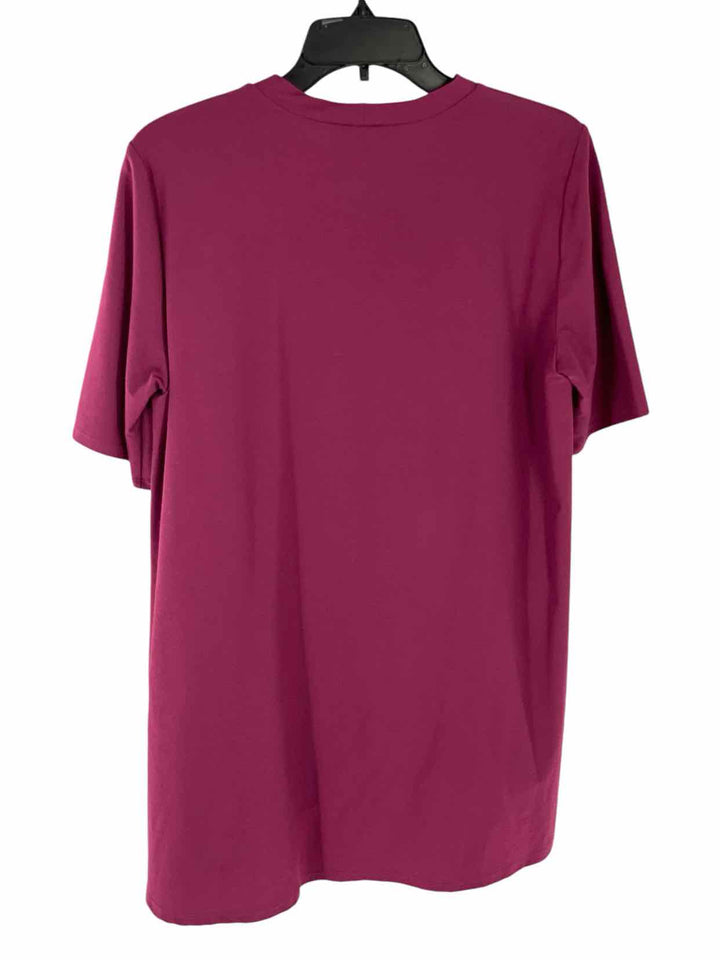 Eileen Fisher Size M Magenta Short Sleeve Shirts