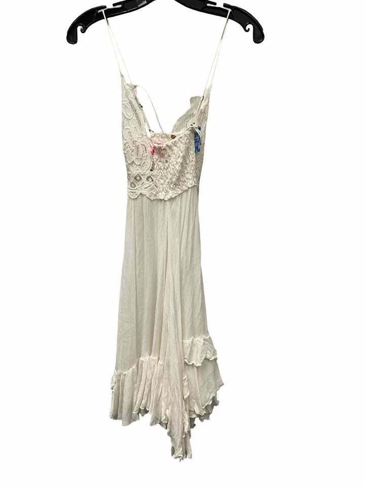 Free People Size S White Lace Dress