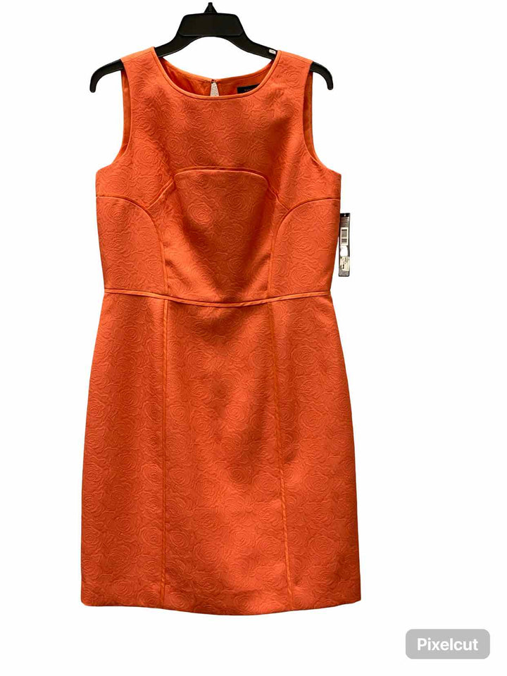 Tahari Size 10 Peach Dress