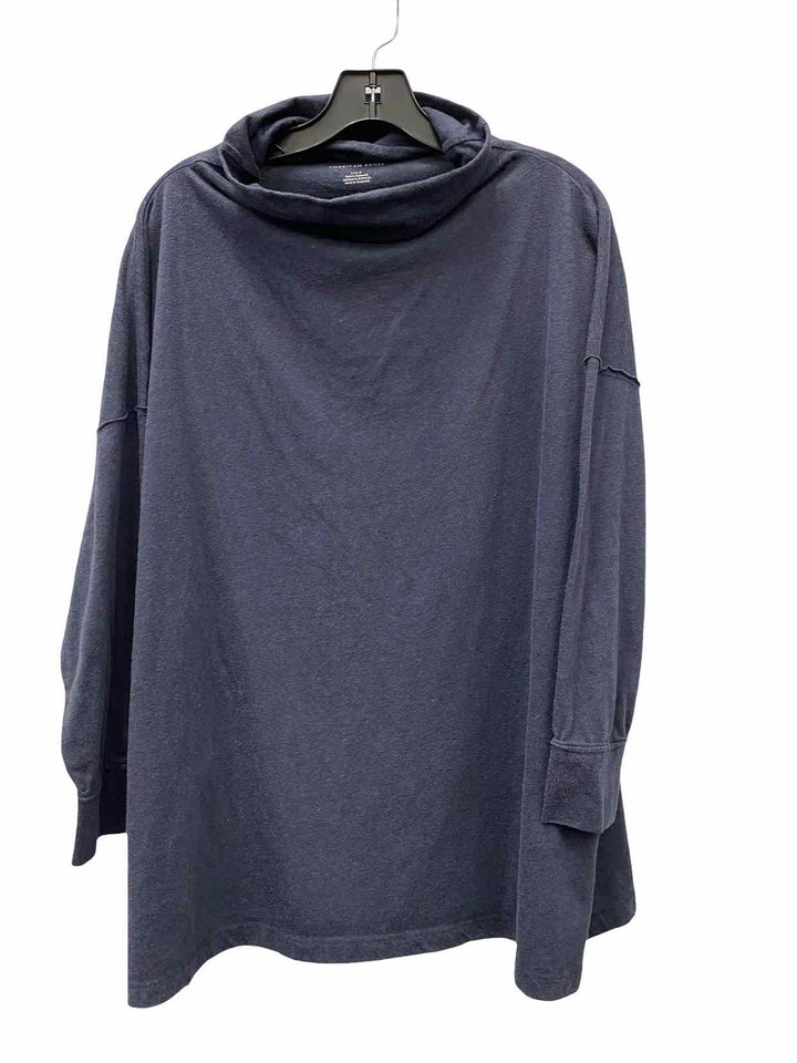 American Eagle Size L Blue Long Sleeve Shirts