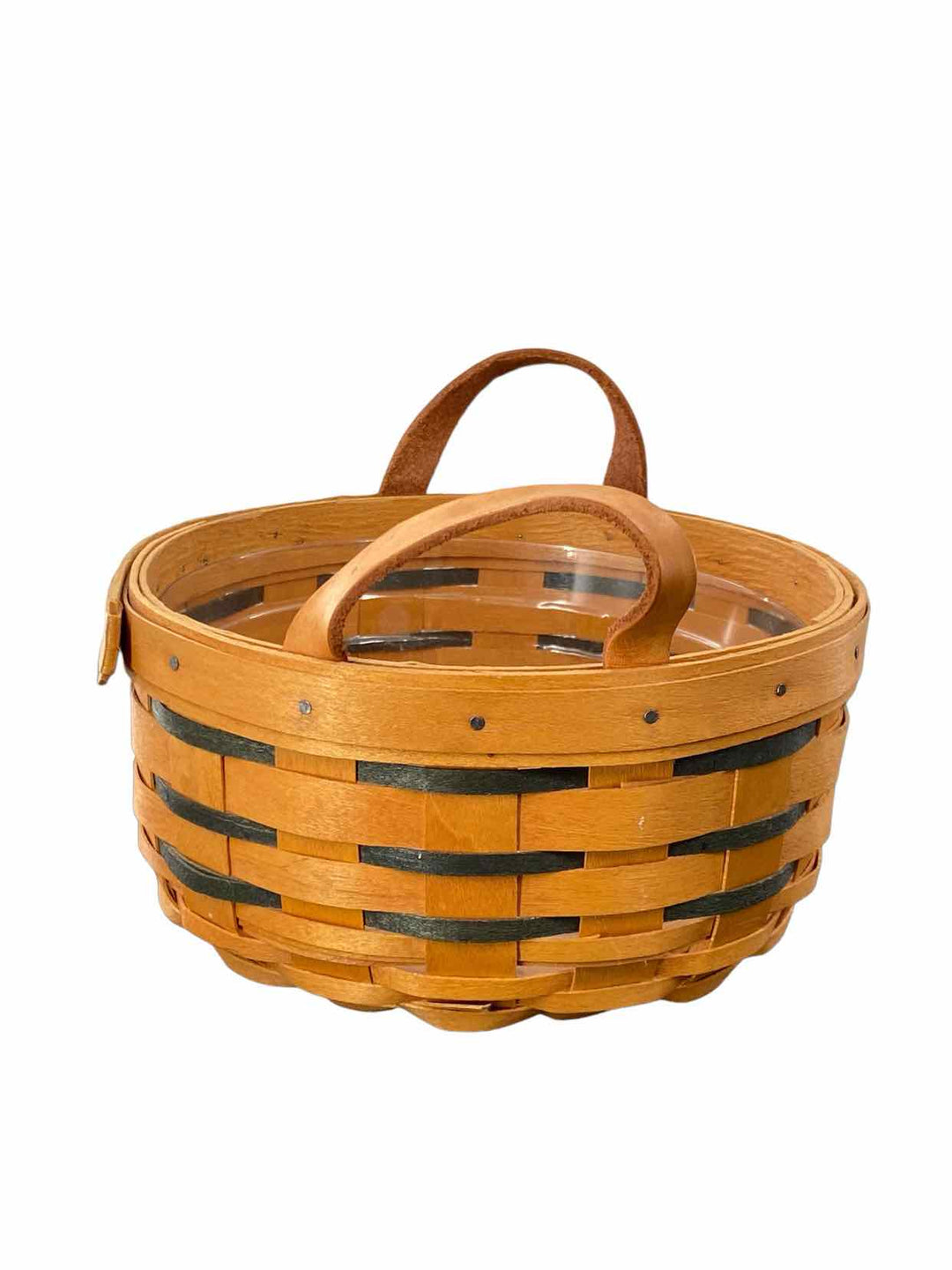 Longaberger Basket With handles Home Decor