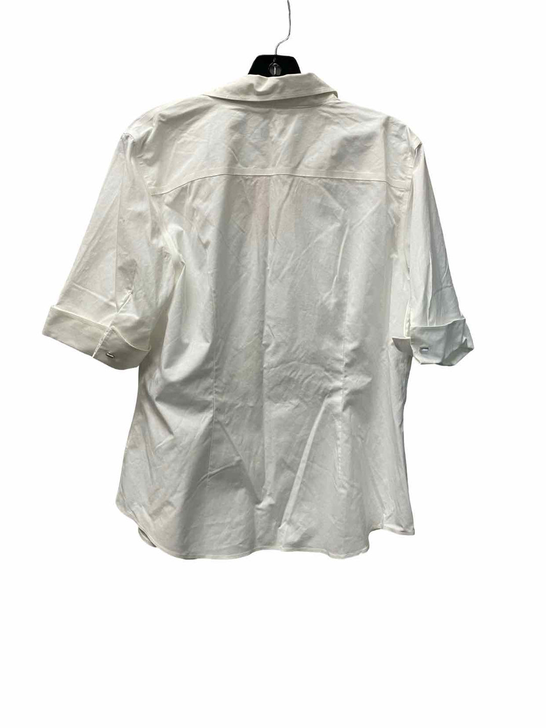 Talbots Size 12 White Short Sleeve Shirts