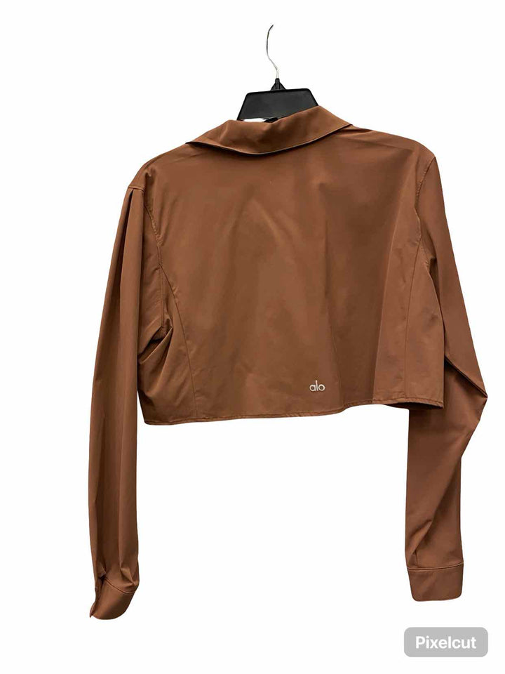 ALO YOGA Size XS Orange Athletic Jacket