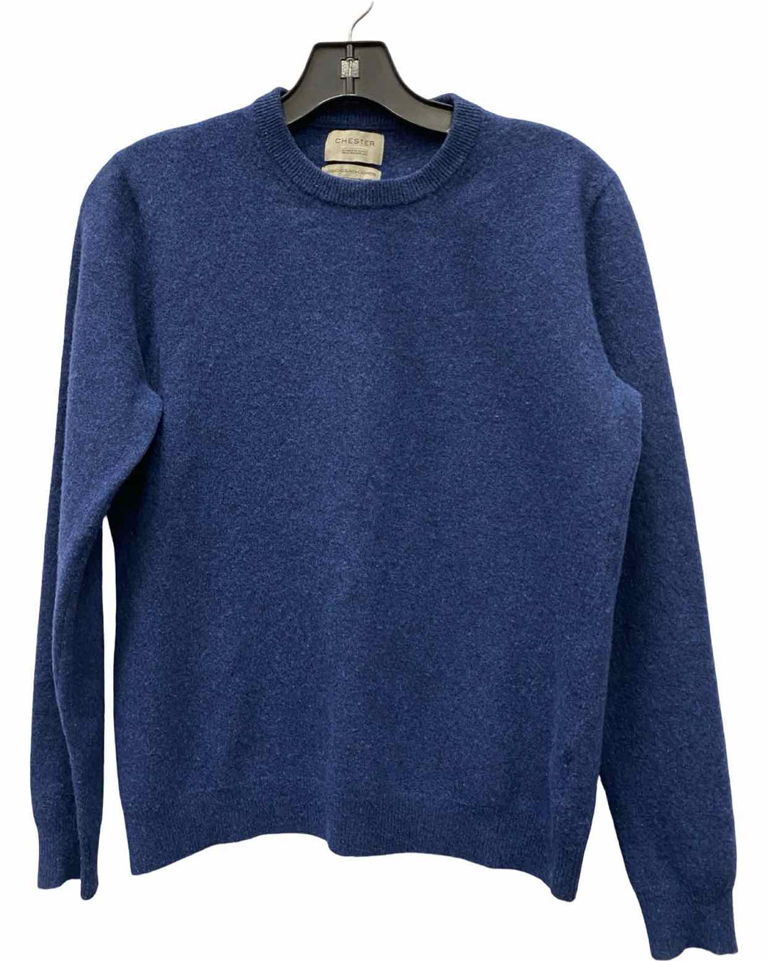 Chester Size S Blue 80% Wool 20% Cashmere Sweater
