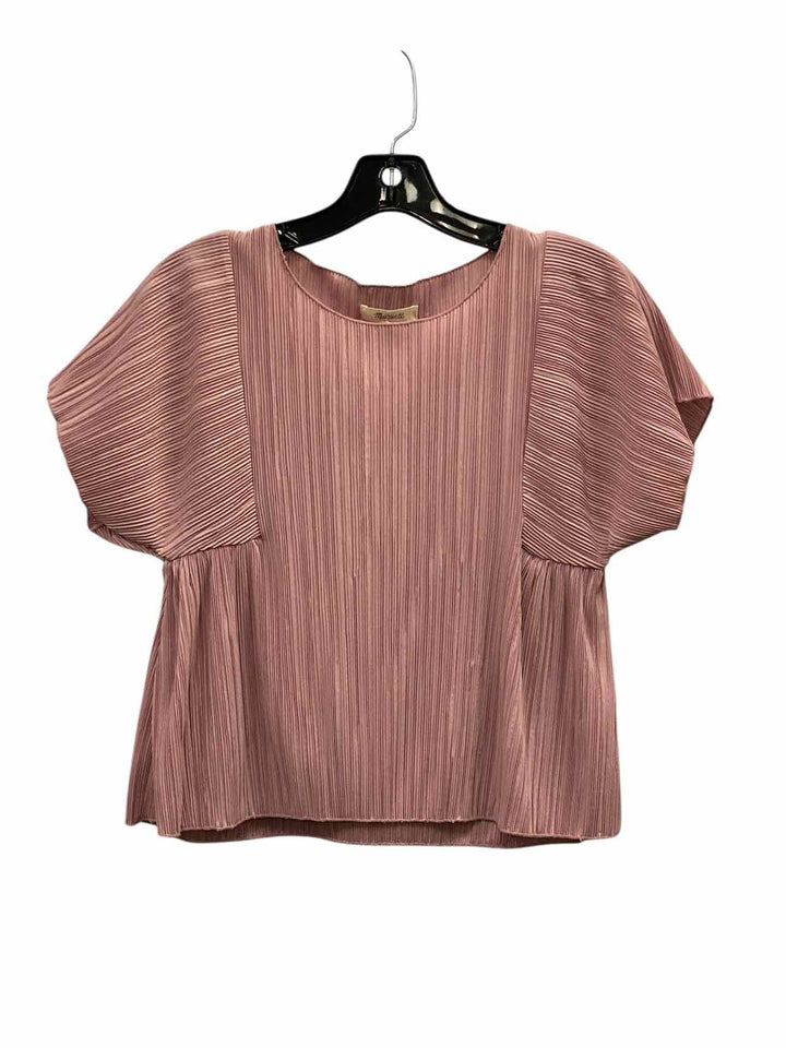 MadeWell Size XXS Pink Short Sleeve Shirts