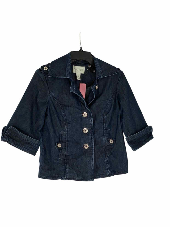 White House Black Market Size 4 Dark Wash Jacket