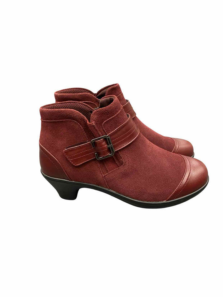 Orthofeet Shoe Size 9.5 Wide Burgundy Leather NWOT Emma Boots(Ankle)