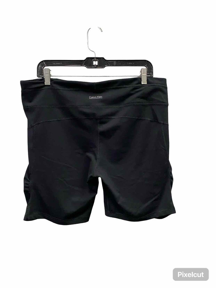 Calvin Klein Size 2X Black Athletic Shorts
