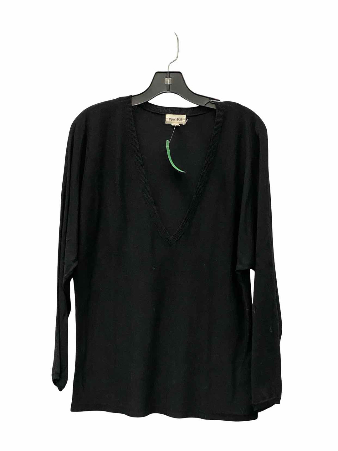 Open Edit Size L Black Sweater